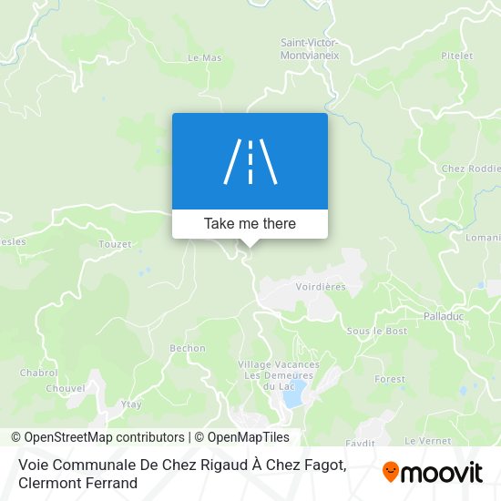 Voie Communale De Chez Rigaud À Chez Fagot map