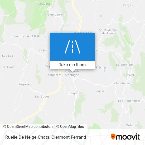 Ruelle De Neige-Chats map