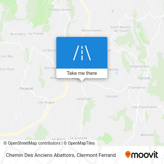Chemin Des Anciens Abattoirs map