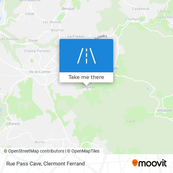 Rue Pass Cave map