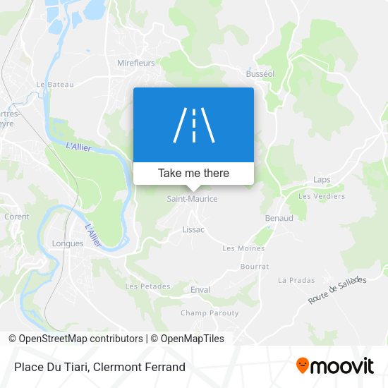 Place Du Tiari map