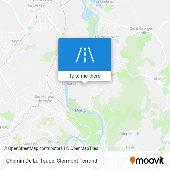 Chemin De La Toupe map