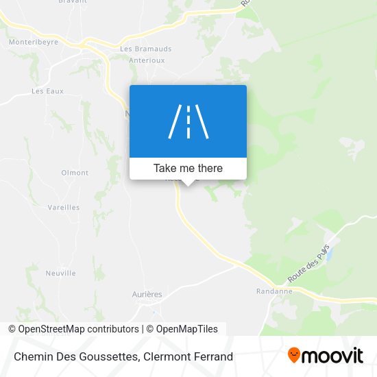 Chemin Des Goussettes map