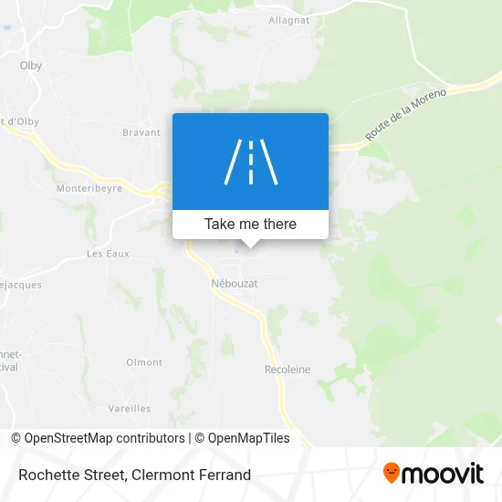 Rue De La Rochette map