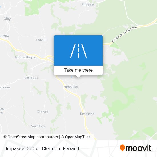 Impasse Du Col map