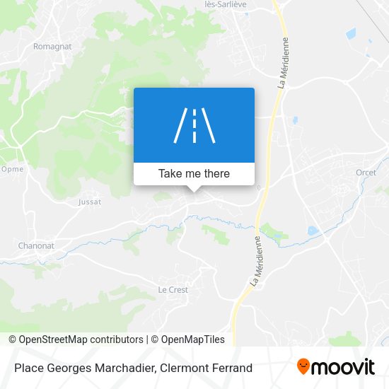 Place Georges Marchadier map
