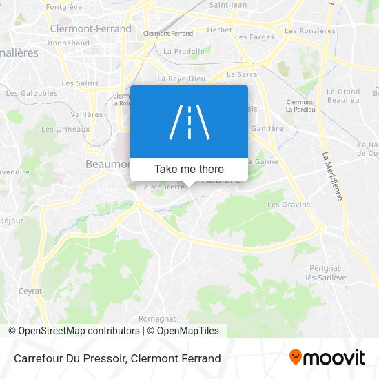 Carrefour Du Pressoir map