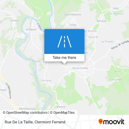 Rue De La Taille map