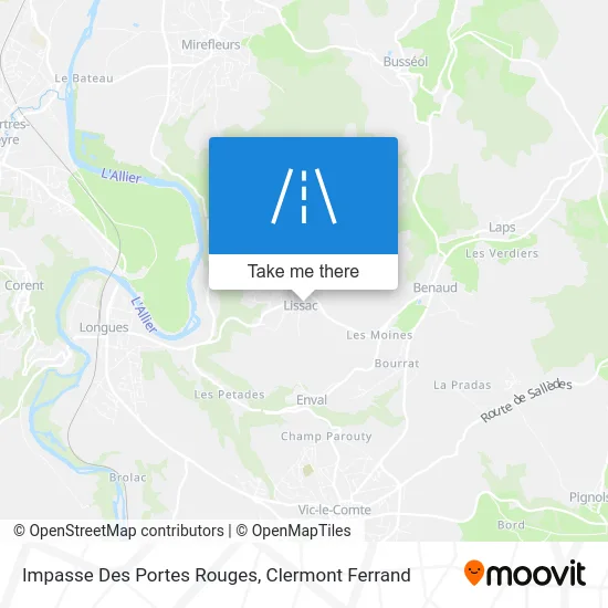 Impasse Des Portes Rouges map