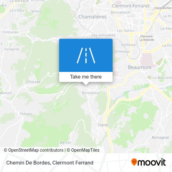 Chemin De Bordes map