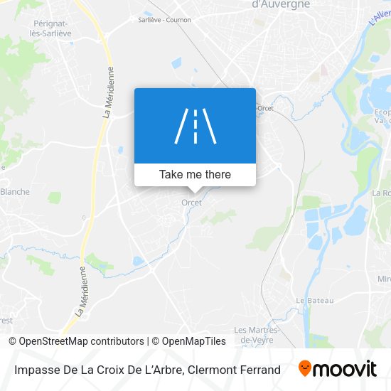 Impasse De La Croix De L’Arbre map