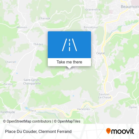 Place Du Couder map