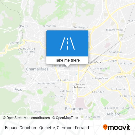 Espace Conchon - Quinette map
