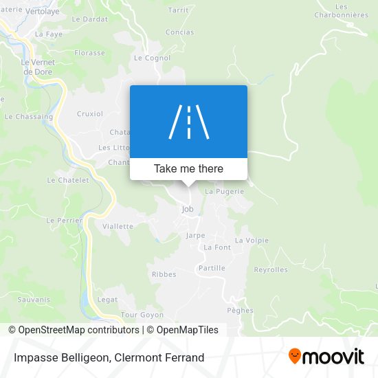 Impasse Belligeon map