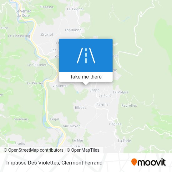 Impasse Des Violettes map