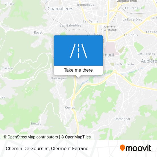 Chemin De Gourniat map