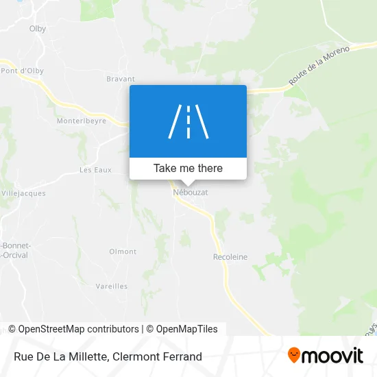 Rue De La Millette map