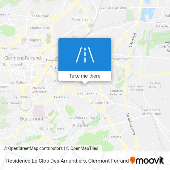 Résidence Le Clos Des Amandiers map