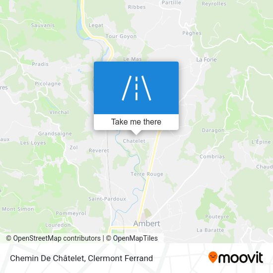 Chemin De Châtelet map
