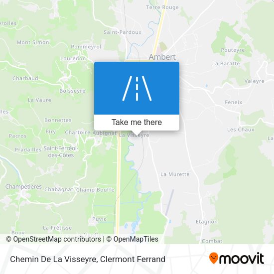 Chemin De La Visseyre map