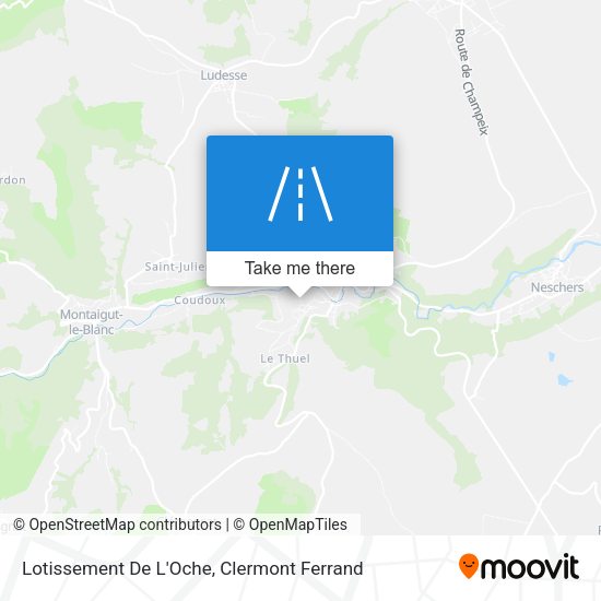 Lotissement De L'Oche map