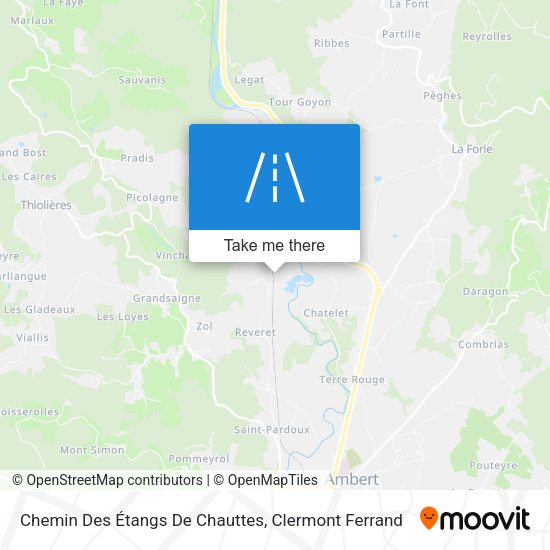Chemin Des Étangs De Chauttes map