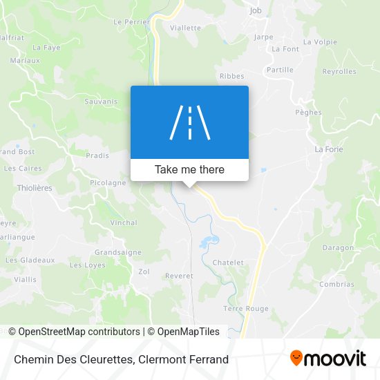 Chemin Des Cleurettes map