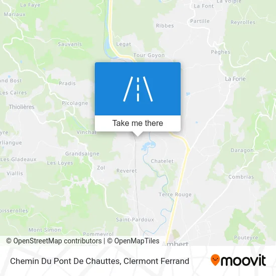 Chemin Du Pont De Chauttes map