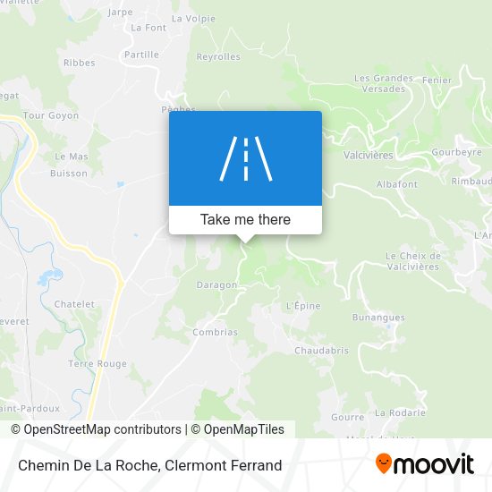 Chemin De La Roche map