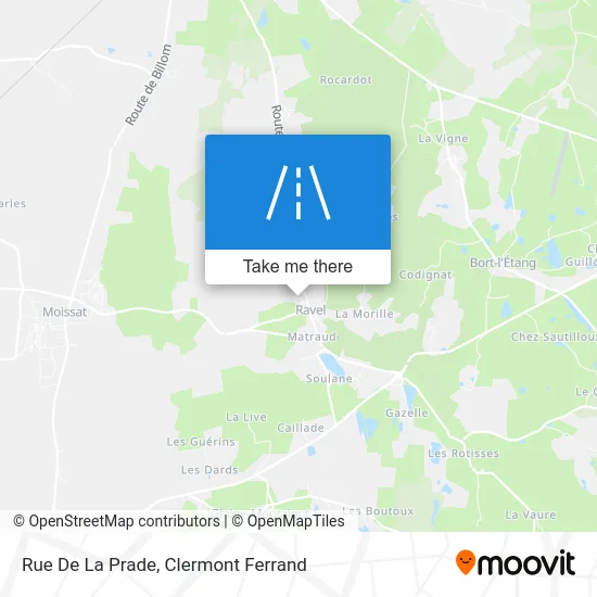 Rue De La Prade map