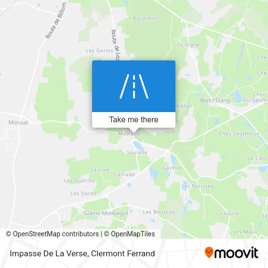 Impasse De La Verse map