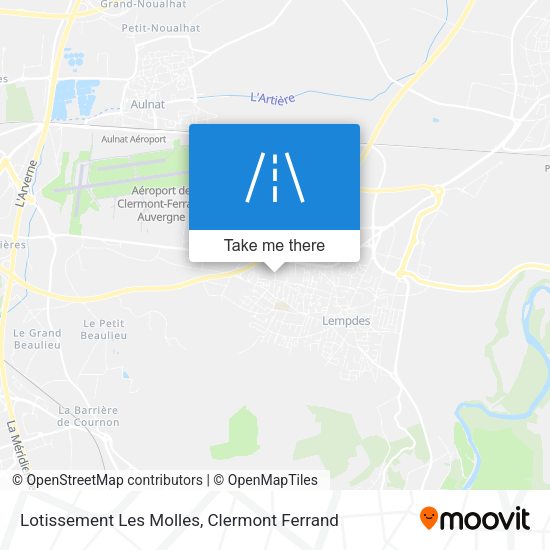 Lotissement Les Molles map