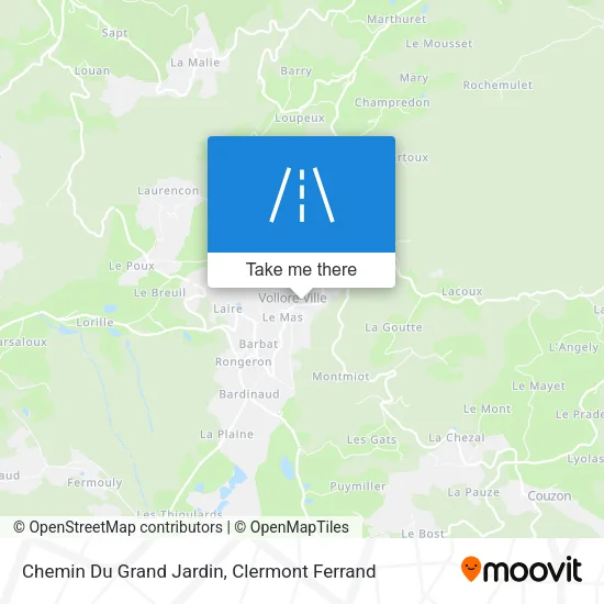 Chemin Du Grand Jardin map