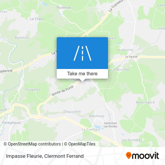 Impasse Fleurie map