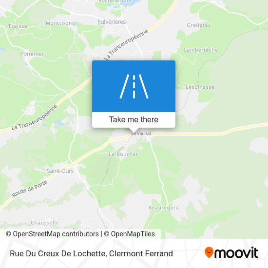 Rue Du Creux De Lochette map