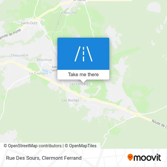 Rue Des Sours map