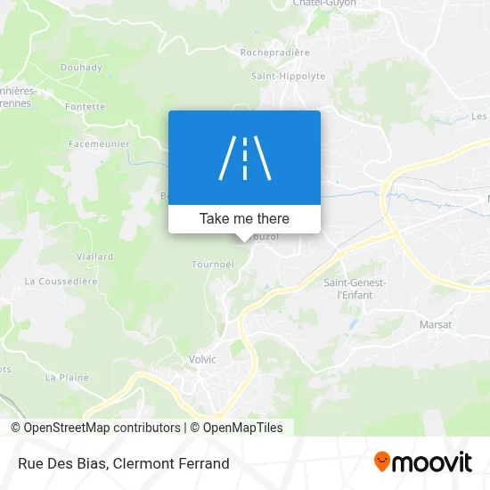 Rue Des Bias map