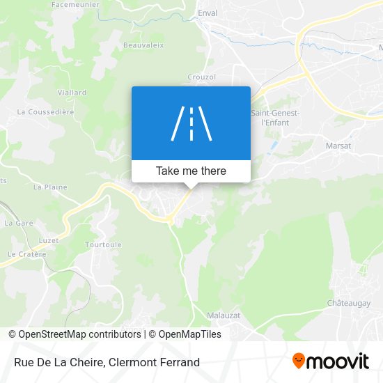 Rue De La Cheire map