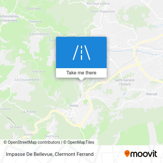 Impasse De Bellevue map