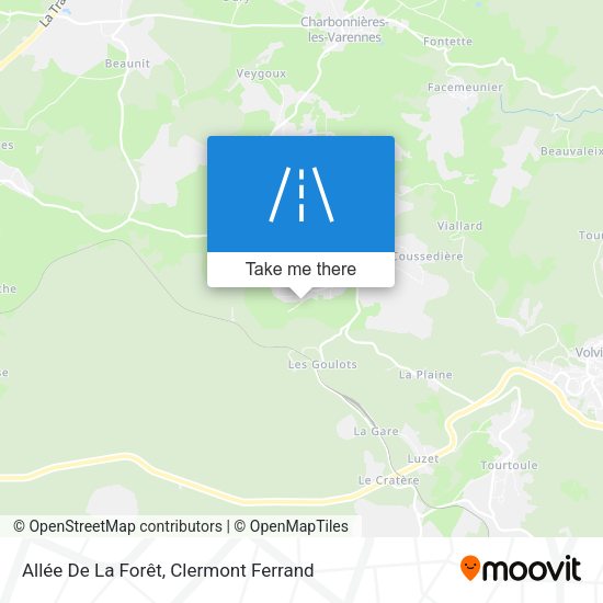 Allée De La Forêt map