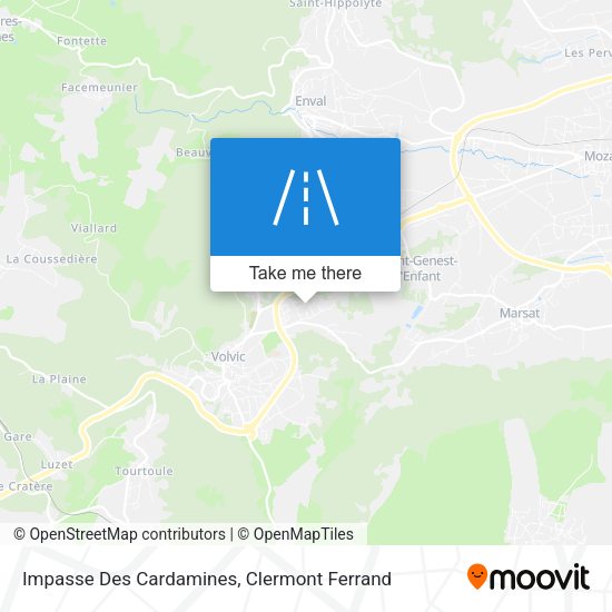 Impasse Des Cardamines map