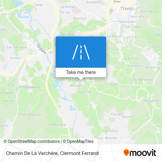 Chemin De La Verchère map