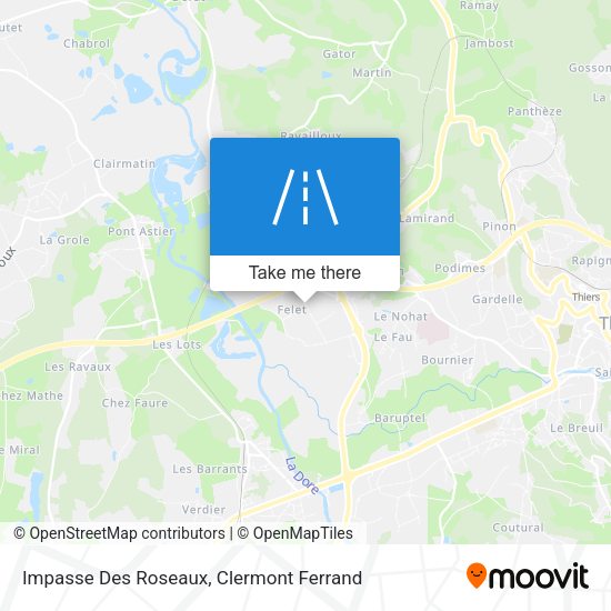 Impasse Des Roseaux map
