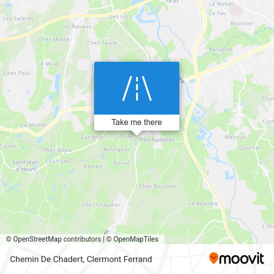 Chemin De Chadert map