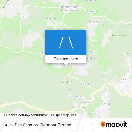 Allée Des Champs map