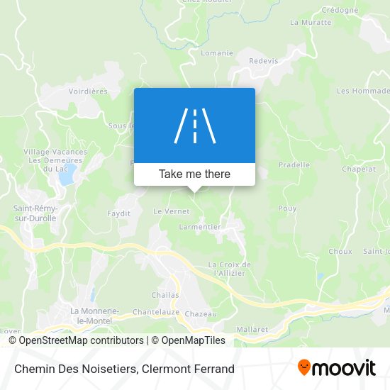 Chemin Des Noisetiers map
