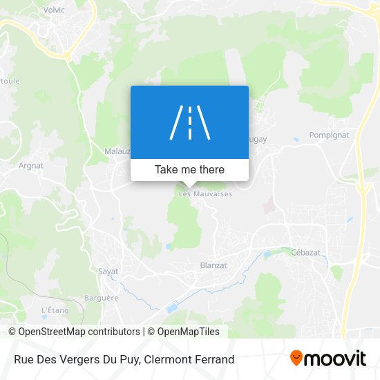 Rue Des Vergers Du Puy map