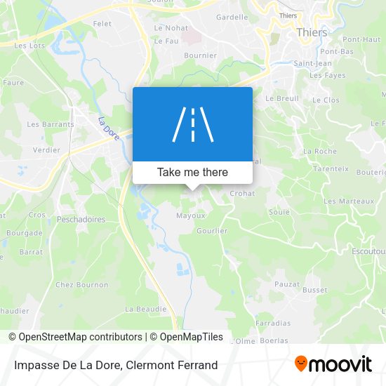 Impasse De La Dore map