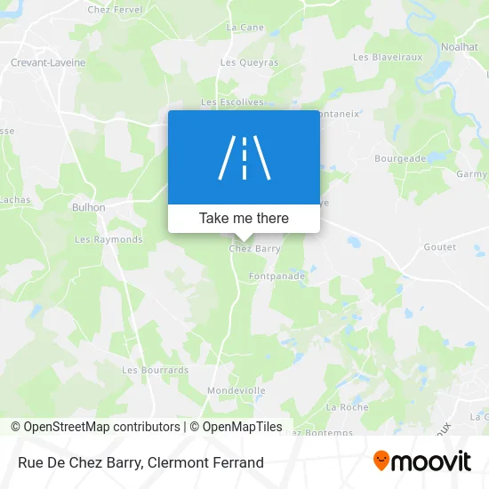 Rue De Chez Barry map