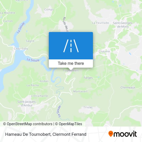 Hameau De Tournobert map